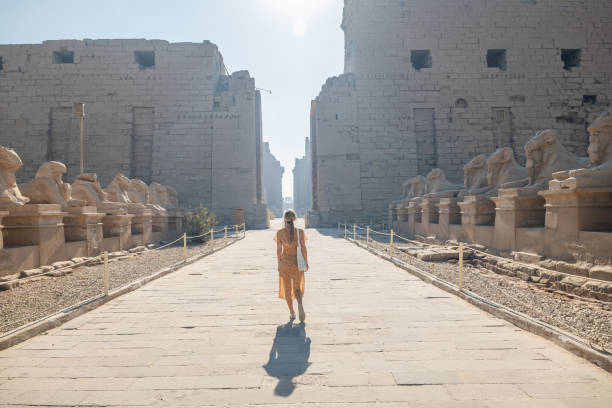 The Karnak Temple in Luxor, Egypt, North Africa