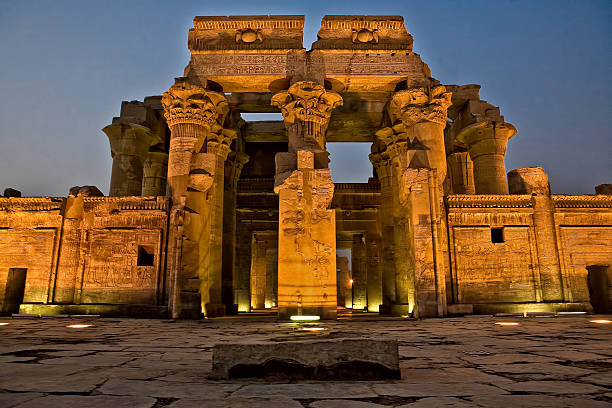 Egypt. Kom Ombo. Temple of Sobek and Haroeris built during the Ptolemaic dynasty