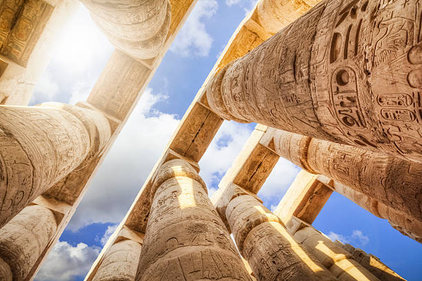 Pillars of the Great Hypostyle Hall from the Precinct of Amun-Re